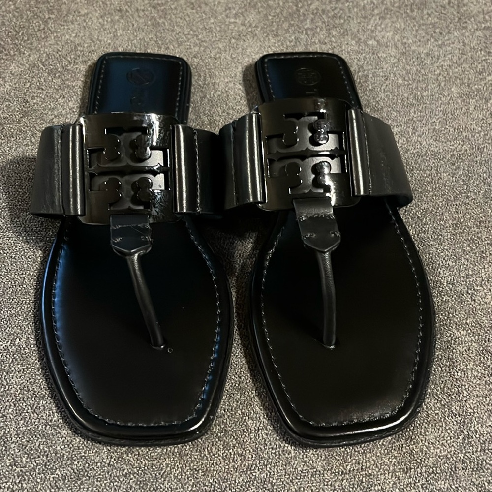 TORY BURCH GEORGIA SANDALS CAIF LEATHER